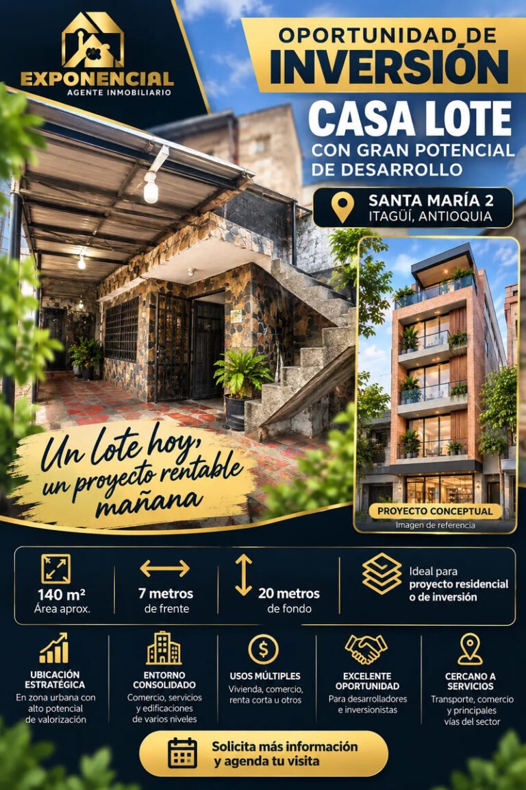 Casa-lote En Santa María 2, Itagüí Oportunidad De Inversión